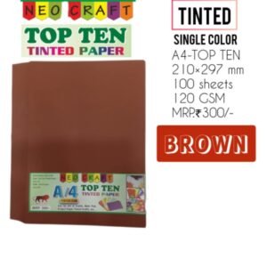 TOP TEN TINTED BROWN_A/4 (100 PCS) -AJARAMAR