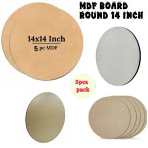 MDF BOARD ROUND 14 INCH (5PCS)