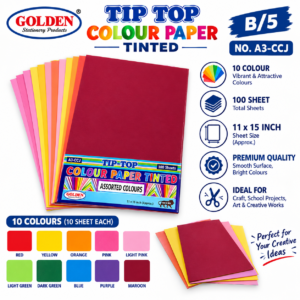 TINTED PAPER TIP TOP B/5 - M/C (100 SHEETS)