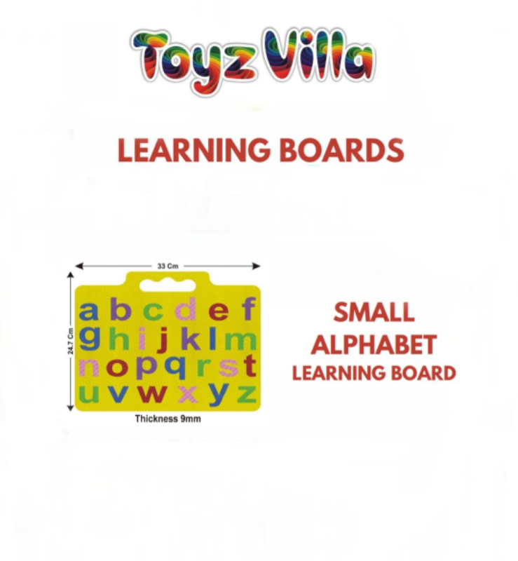 EVA LEARNING BOARD SMALL LETTER -CRAFT VILLA