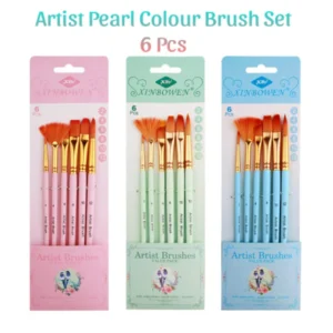 ARTIST  PAINTING BRUSH PEARL MIX SET (6 PCS)