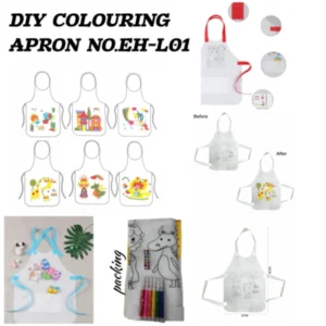 DIY COLOURING APRON NO.EHL-01