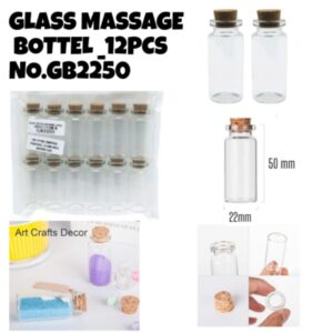 GLASS MASSAGE BOTTEL NO.GB2250 (12 PC)