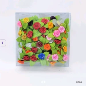 SATIN FLOWERS SMALL (72PCS)