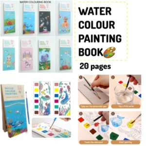 WATER COLOR PAINTING BOOK NO.CD-168 (20PAGES)