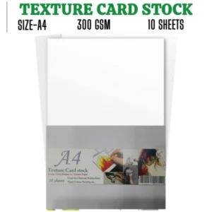 TEXTURE CARD STOCK PAPAR A/4 (10SHEETS)-KK