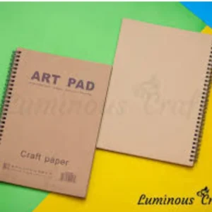 ART PAD BROWN PAGES SPIRAL A/4 NO.DQ-20902