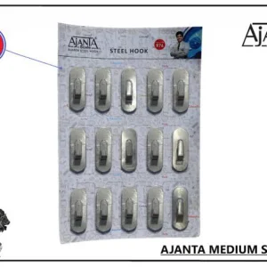 WALL HOOK METAL MIDIUM NO.503 (15 PCS)-AJANTA