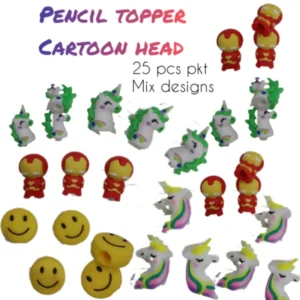 PENCIL TOPPER SET MIX (25PCS)