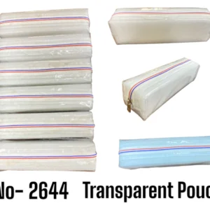 PENCIL POUCH TRANSPARENT NO. 2644-POOJA