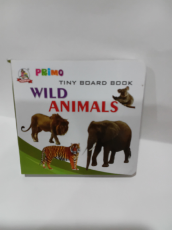 PRIMO TINY BOARD BOOK WILD ANIMALS- MAHESH