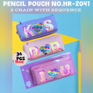 PENCIL POUCH NO.HR-2041(2 CHAIN)