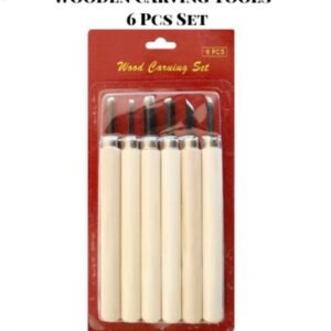 WOODEN CARVING TOOLS - 6 PC SET
