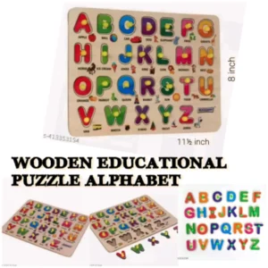 WOODEN EDUCATIONAL PUZZLE ALPHABET A/4