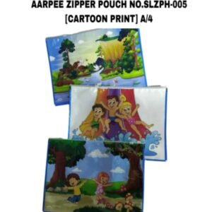 ZIPPER POUCH CARTOON PRINT NO.SLZPH-005-AARPEE
