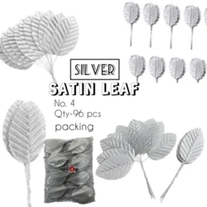SILVER SATIN LEAF NO.2 (120 PCS)
