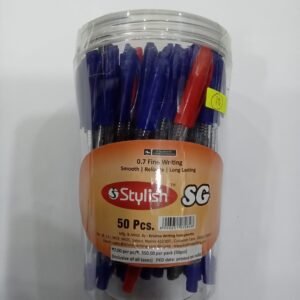 MAGIC GRIP BALL PEN  (50 PCS JAR) -STYLISH