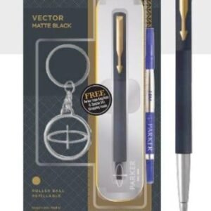 PARKER VECTOR MATTE BLACK ROLLER BALL PEN (700)