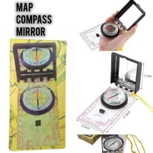 MAP COMPASS MIRROR