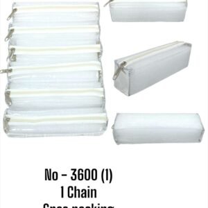 PENCIL POUCH TRANSPARENT NO.3600(1) -POOJA