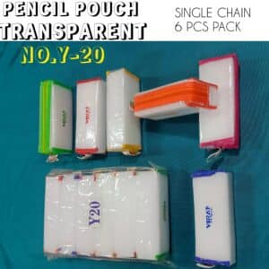 PENCIL POUCH TRANSPARENT (1 CHAIN) NO.Y-20 VERAT