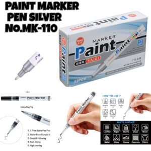 PAINT MARKER PEN SILVER NO.MK-110 (12PCS)