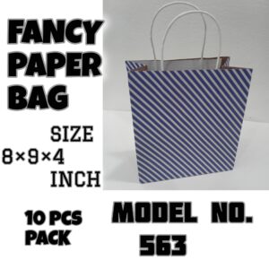 FANCY PAPER BAG NO.563 (8×9×4 INCH)-GOLDEN