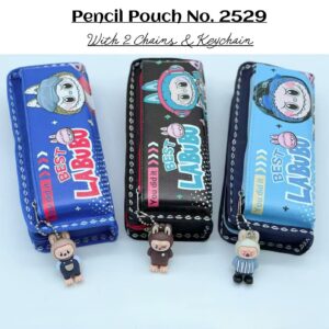 PENCIL POUCH NO.2529 (2 CHAIN & KEYRING)