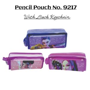 PENCIL POUCH NO.AC-43 (2 CHAIN & LOCK) 9217