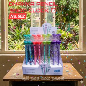 DHAKKA PENCIL SAND CLOCK NO.602(48PCS)
