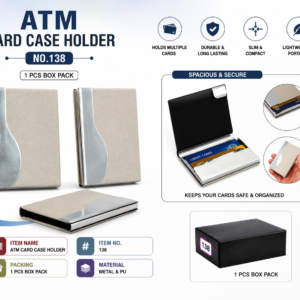 ATM CARD CASE HOLDER NO. 138 CREAM