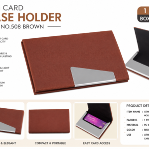 ATM CARD CASE HOLDER NO. 508 BROWN