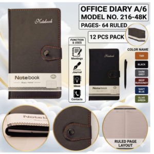 OFFICE DIARY BOTTON A/6 NO.216-48K