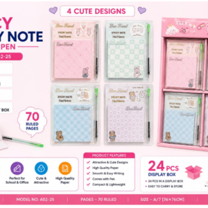 FANCY STICKY NOTE WITH PEN NO.A02-25