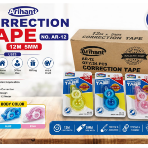 CORRECTION TAPE NO. AR-12 - ARIHANT