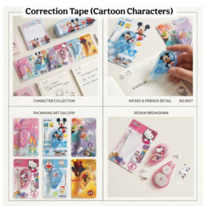 CORRECTION TAPE CARTOON CHARACTER NO.8505