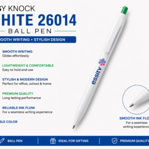 EASY KNOCK WHITE 26014 BALL PEN