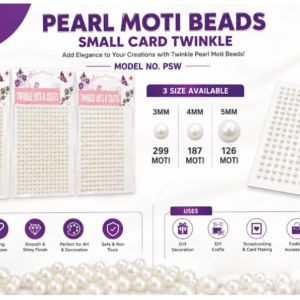 PEARL MOTI BEADS SMALL CARD-TWINKLE