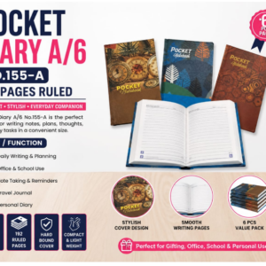 POCKET DIARY H/B NO.155-A/6 (192 PAGES) - CHAND