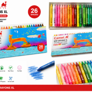WAX CRAYONS XL 26 SHADES (70)-CAMEL