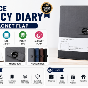 OFFICE FANCY DIARY MAGNET FLAP A/5 NO.25-95