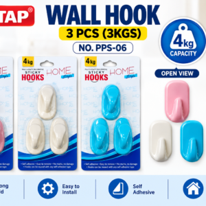 WALL HOOK 3 PCS NO.PPS-06-PRATAP 2