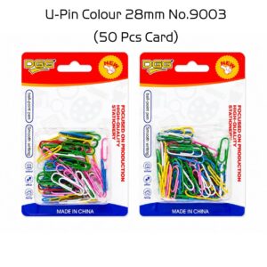 U-PIN COLOUR 28MM_50 PCS NO.9003 -DGG