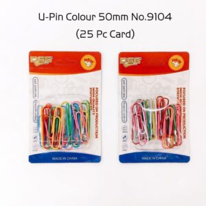 U-PIN COLOUR 50MM_25 PCS NO.9004 -DGG