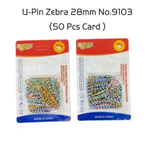 U-PIN ZEBRA 28MM_50 PCS NO.9103 -DGG