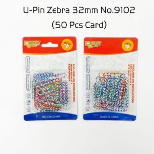 U-PIN ZEBRA 32MM_50 PCS NO.9102 -DGG