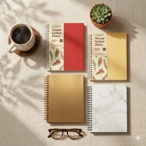FANCY SPIRAL NOTE DIARY A/5 NO.096 (300 PAGES) - ALPANA