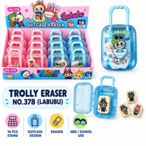 FANCY TROLLEY ERASER NO.376
