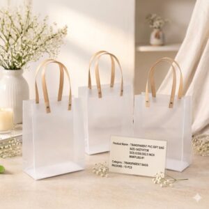 FANCY GIFT BAG TRANSPARENT NO.PLBG-01