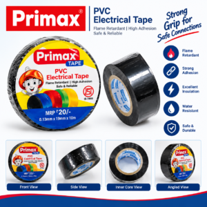 ELECTRIC TAPE 0.13MMX19MMX10MM (20)-PRIMAX